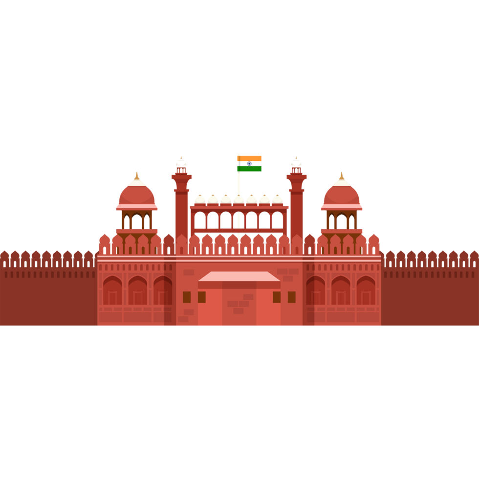 rouge fort Inde png
