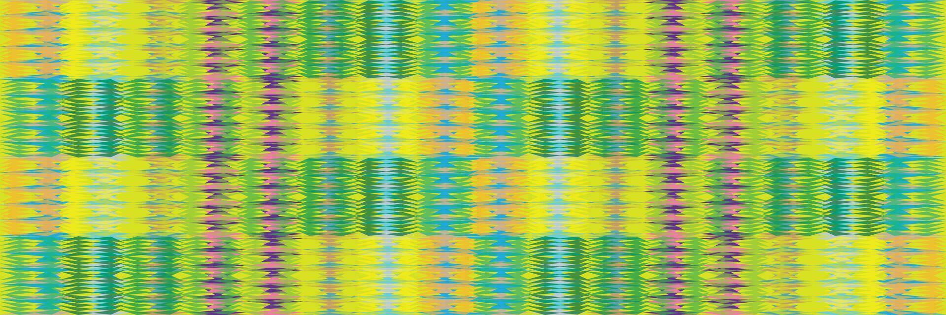 sari indio sin costura modelo. tribal Arte frontera resumen impresión. étnico ornamento. repitiendo antecedentes textura. tela, paño diseño vector