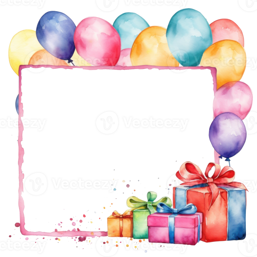 Geburtstag Aquarell Hintergrund png