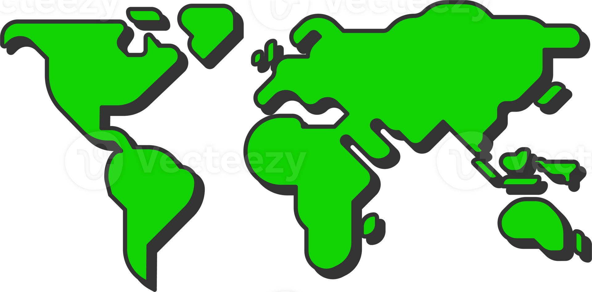Flat Earth Maps Cartoon Illustration png