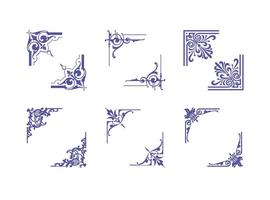 Gothic  Vintage Borders Free Vector