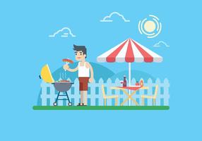 Summer Barbecue Illustration vector