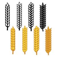 Wheat Ears Icon Vector