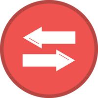 Direction Filled Icon vector