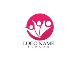 Community vector icon logo and symbols template 