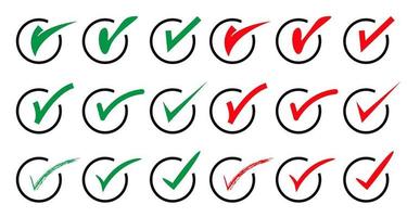 Check mark icon vector