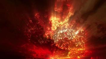 fond d'effets de lumière explosifs video