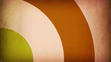 lazo de círculos abstractos vintage video