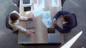 Business Meeting in The Office video