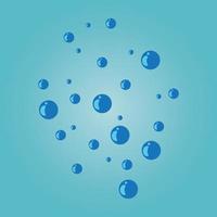 Water bubble images illustration vector
