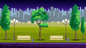 Rainy Night in the Park video