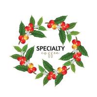 Vector illustration of Specialty coffee