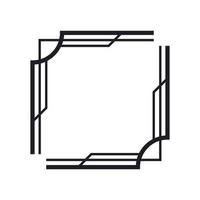 square decorative frame vector