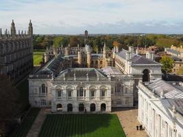 Aerial view of Cambridge photo