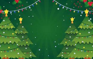 fondo arbol de navidad vector