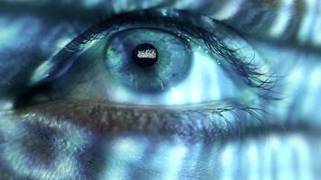 menschliches Auge und binäre Codes video