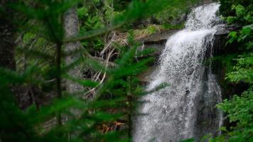 Slow Motion Calm Fresh Water Waterfalls video