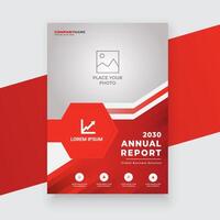Corporate Business Annual Report Flyer And Brochure Design Template vector