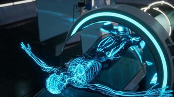 science anatomy scan of human Blood Vessels video