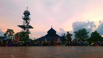 Time lapse of Grand Mosque or Masjid Agung Demak video
