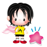 jongen anime schattig karakter cartoon emotie illustratie, clipart tekening kawai manga design art png