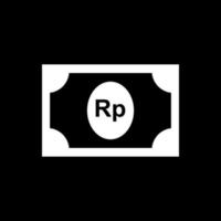 Indonesia Currency Icon Symbol, IDR, Rupiah Money Paper. Vector Illustration