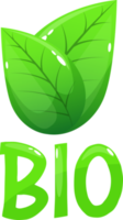Bio emblem clipart design illustration png