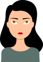 illustration de conception de clipart de personnage de femme sportive png