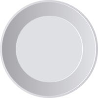 Ilustración de diseño de imágenes prediseñadas de plato de porcelana realista png