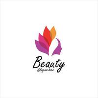 Vector logo design for beauty salon, hair salon, cosmetics