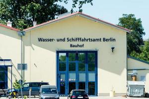 Berlin, Berlin Germany  07.23.2018  Berlin Water and Shipping Authority photo