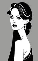 Female Fashion Drawing Sketches Vol. 1 vector