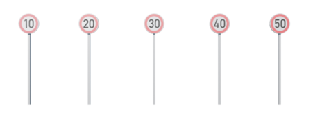 panneau de signalisation avec fond transparent png