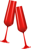 copos de shampoo vermelho png