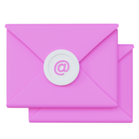 Stylized 3D Email Marketing Illustration png