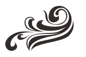 Black Flora Ornament Tattoo png
