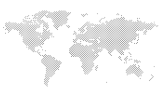 plantilla de mapa mundial con continentes, américa del norte y del sur, europa y asia, áfrica y australia png