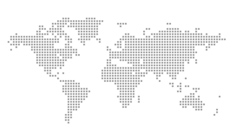 plantilla de mapa mundial con continentes, américa del norte y del sur, europa y asia, áfrica y australia png