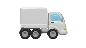 camion de livraison dessin animé 3d png