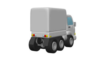 camion de livraison dessin animé 3d png