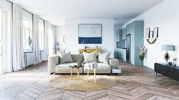 Modern Living room interior design photo