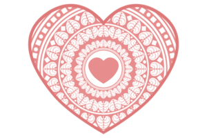 illustrazione di amore nel rosso png