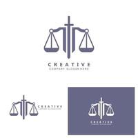 logo de ley, vector de justicia de escalas, diseño para marcas de casas de empeño, ley, abogado, instituciones financieras
