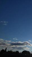 Most Beautiful High Angle Footage of Winter Clouds over the British City of England video