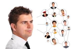 Social network concept photo