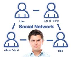 Social network concept photo