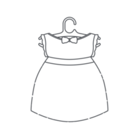 poco bambini vestito clothesline linea capi di abbigliamento collezione impostato png