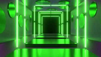 Neon Room Night Party Background video