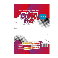 design de modelo de capa de quadrinhos png