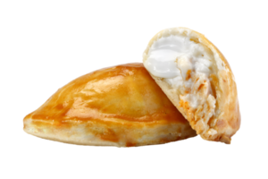 brasileiro lanches, assado pastel com creme queijo png